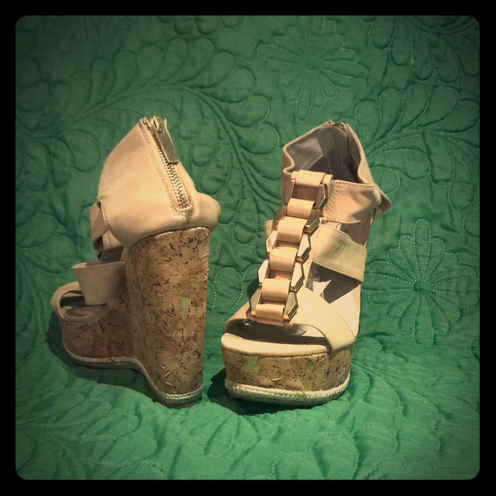 (Used) Aldo Summer Wedged Sandals - Size US 7.5